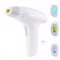 3 In 1 Armpit Hair Bikini IPL Laser Permanent Hair Removal System Epilation Removal Acne Photorejuvenation Bulb Flash 100-240V