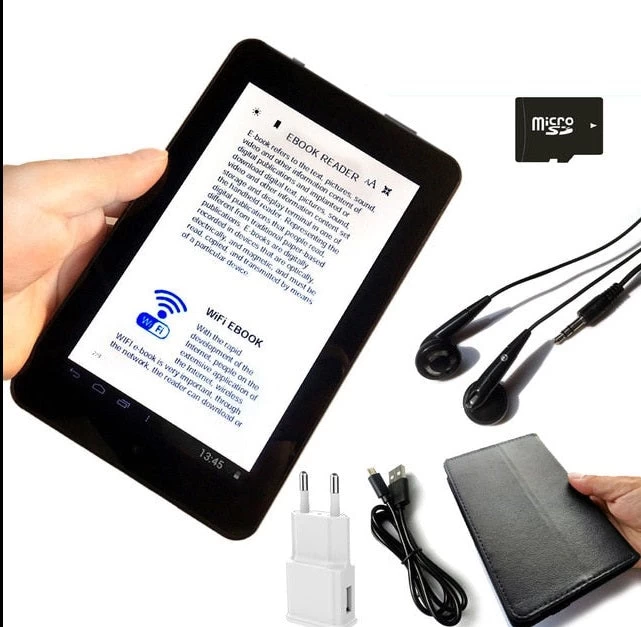 7inch LCD Screen E-book Reader Smart HD Eye-safe Display Wifi Digital Players With Global Multi-language Support Micro Sd - Image 5