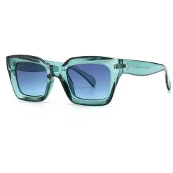 Cool Colorful Square Sunglasses Women Men New Brand Design Vintage Sun Glasses For Women Unique Flat Top Eyewear Shades UV400