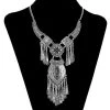 Bohemian Choker Collar Necklace Vintage Tassel Statement Maxi Long Necklace For Women Collier Femme Jewelry