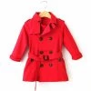 Children's Double Breasted Trench Coat For Girls Medium And Long Children's Casual Coat