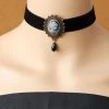 Gothic Jewelry Vintage Lace Necklaces & Pendants Women Accessories Choker Necklace False Collar Statement Necklaces