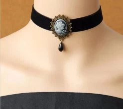 Gothic Jewelry Vintage Lace Necklaces & Pendants Women Accessories Choker Necklace False Collar Statement Necklaces