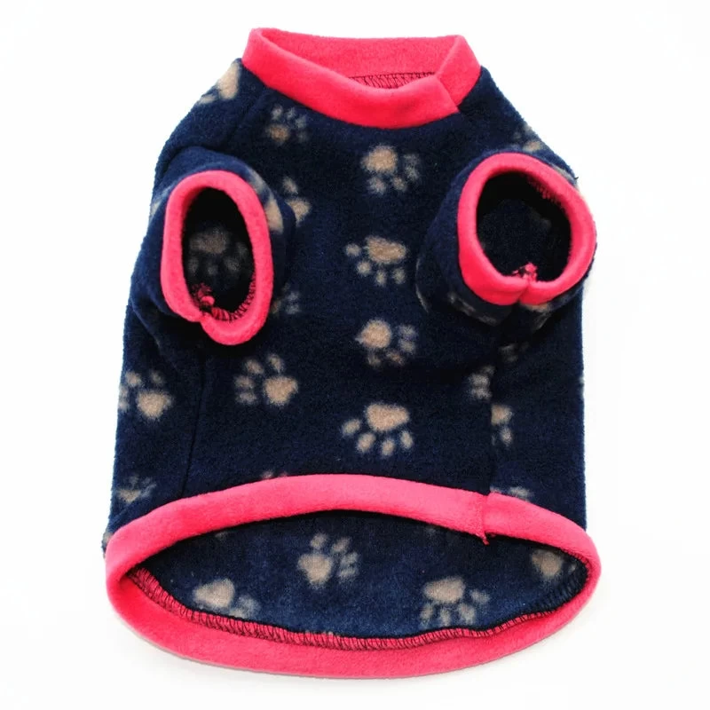 Warm Fleece Pet Dog Clothes Cute Skull Printed Pet Coat Puppy Dogs Shirt Jacket French Bulldog Pullover Camouflage Dog Clothing - Image 12