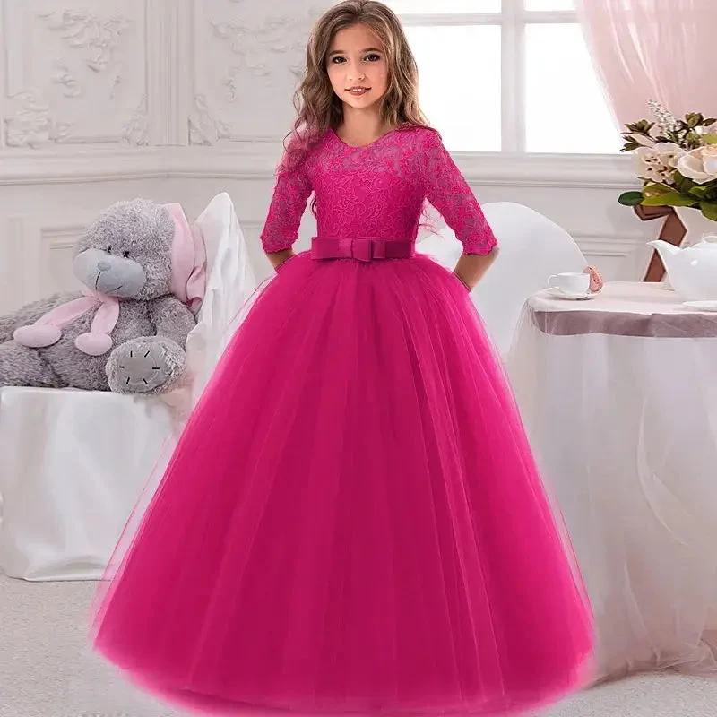 Children Princess Girls Party Wear Kids Christmas Dress Girl's Birthday Dress Baby Girl Wedding Banquet Clothes 3-14 Years - Image 7