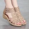 Roman SandalsSoft Sole Outer Wear Women's Wedge Shoes Fashion Casual Designer Shoes