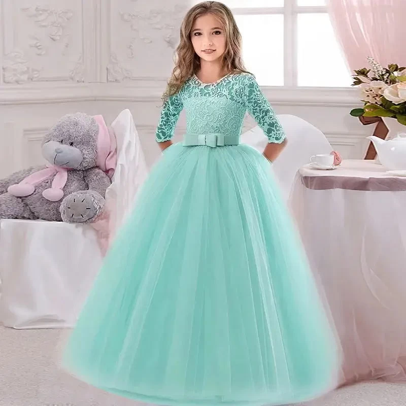Children Princess Girls Party Wear Kids Christmas Dress Girl's Birthday Dress Baby Girl Wedding Banquet Clothes 3-14 Years - Image 8