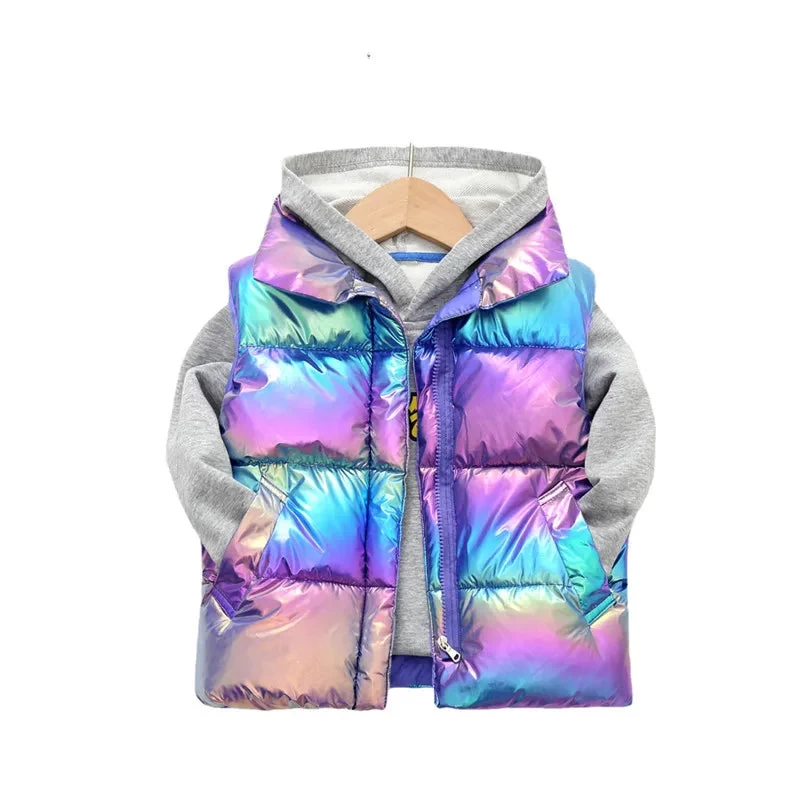 Girls Down Vests Children Clothing For Girls Boys Warm Outerwear Coat Autumn Fashion Teens Kids Jackets Vest - Image 7