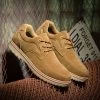 Outdoor Men Working Shoes Brown Suede Casual Shoes British Style Business Man Shoe Classic Vintage Male Shoes Thick Sole Sneaker