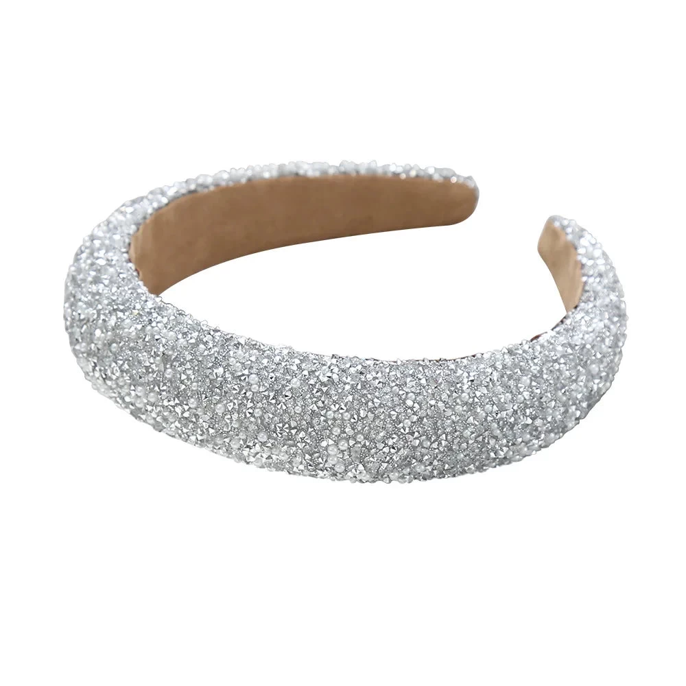 Diamond Headband Glitter Sparkle Jeweled Womens Headbands Hair Bands Wide Fashion Hair Hoops Girls Hair Accessories Gifts - Image 8