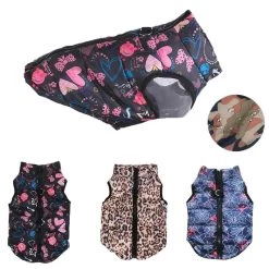 Winter Warm Pet Clothes For Small Dogs Windproof Pet Dog Coat Jacket Padded Clothing For Yorkie Chihuahua Puppy Cat Outfit Vest