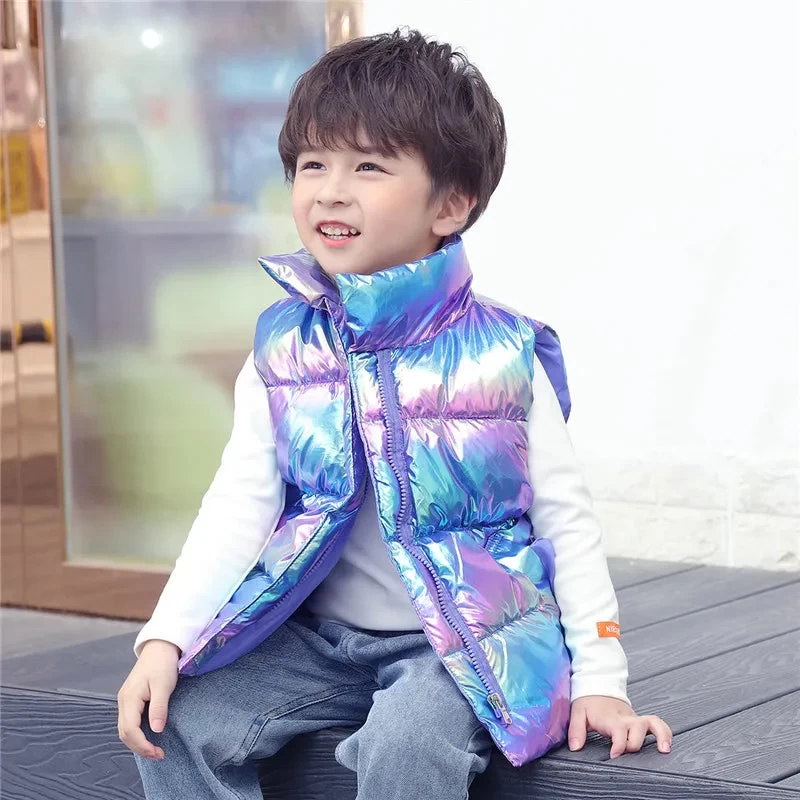 Girls Down Vests Children Clothing For Girls Boys Warm Outerwear Coat Autumn Fashion Teens Kids Jackets Vest - Image 4