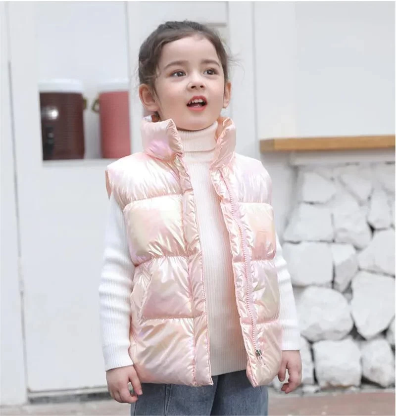 Girls Down Vests Children Clothing For Girls Boys Warm Outerwear Coat Autumn Fashion Teens Kids Jackets Vest - Image 5