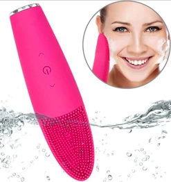 Sonic Face Acne Brush Pore Cleaner Electric Pobling Ultrasonic Scrub Power Perfect Cleansing Facial Blackhead Remover Silicone