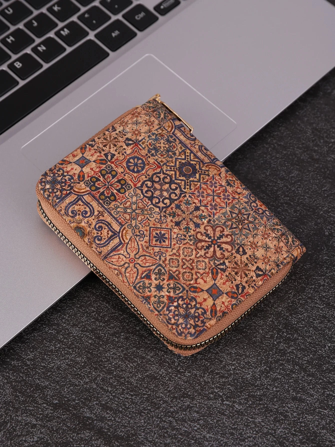 Multifunctional Bohemian Style Short Women's Wallet Wood Grain Multi Card Slot Wallet Large Capacity Portable Car - Image 13