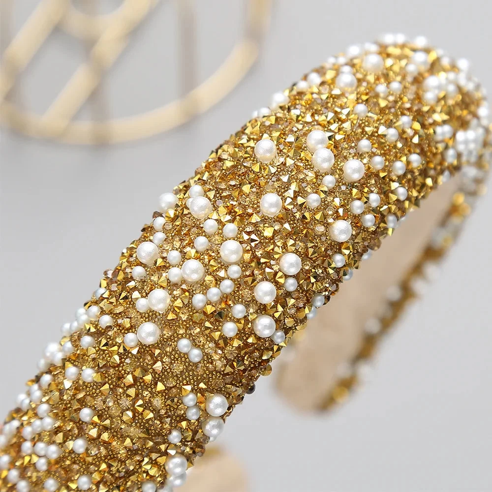 Diamond Headband Glitter Sparkle Jeweled Womens Headbands Hair Bands Wide Fashion Hair Hoops Girls Hair Accessories Gifts - Image 5