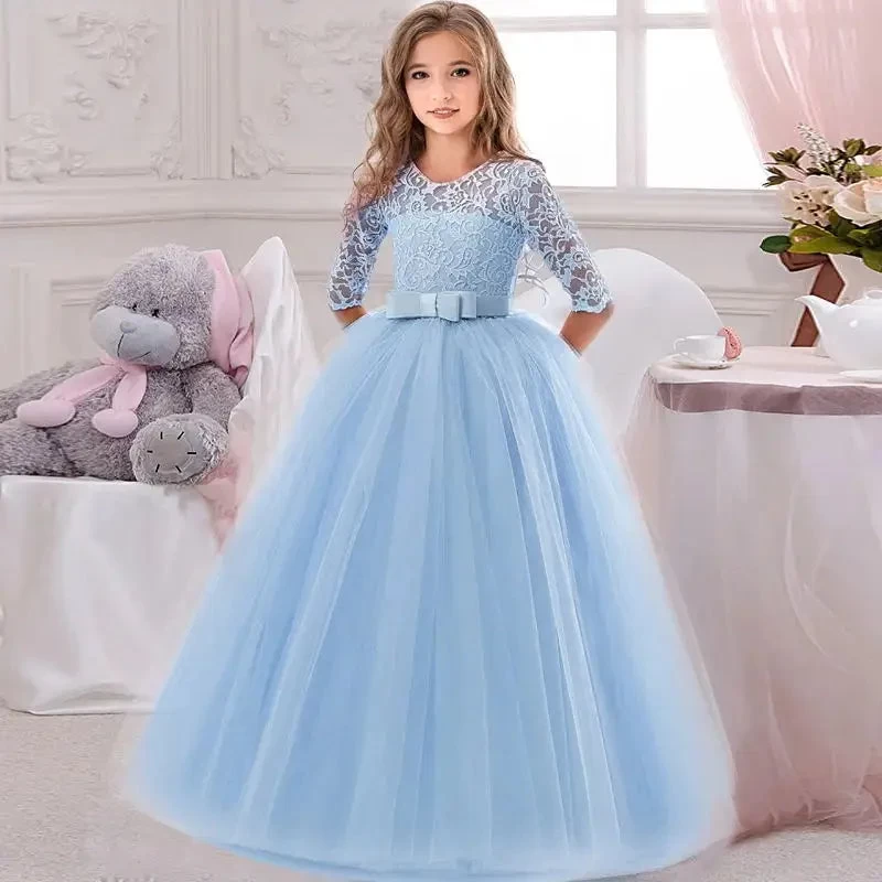 Children Princess Girls Party Wear Kids Christmas Dress Girl's Birthday Dress Baby Girl Wedding Banquet Clothes 3-14 Years - Image 3