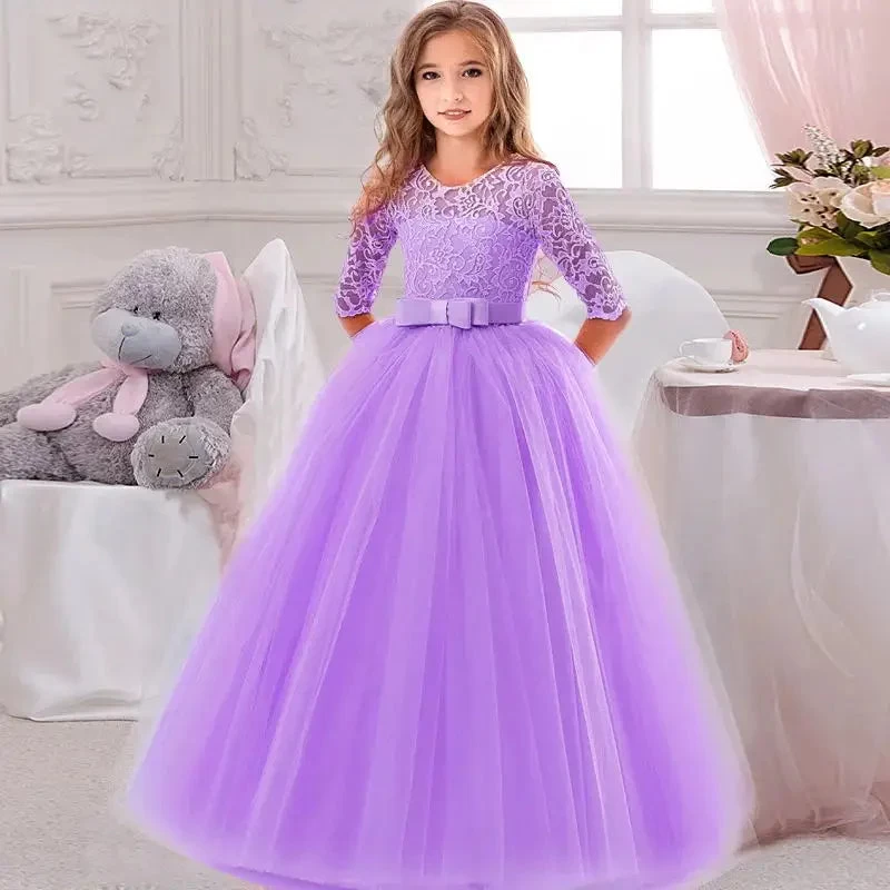 Children Princess Girls Party Wear Kids Christmas Dress Girl's Birthday Dress Baby Girl Wedding Banquet Clothes 3-14 Years - Image 4