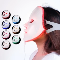 Minimalism Design 7 Colors LED Facial Mask Photon Therapy Anti-Acne Wrinkle Removal Skin Rejuvenation Face Skin Care Tools