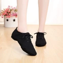 Professional Soft Canvas Indoor Dance Jazz Shoes Woman Ballet Pointe Shoes For MEN Gym Shoe 28-45 Zapatos De Jazz 4012