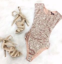 Summer Playsuit Triangle Rompers Sequined Sleeveless Sexy Rompers Fashion Female Bodysuit Jumpsuits