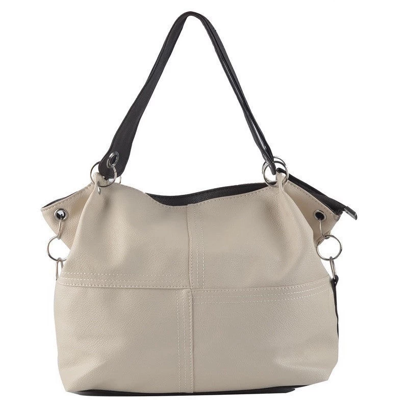 PU Leather Bags Women Messenger Bag/ Splice Grafting Vintage Shoulder Crossbody Bags - Image 5