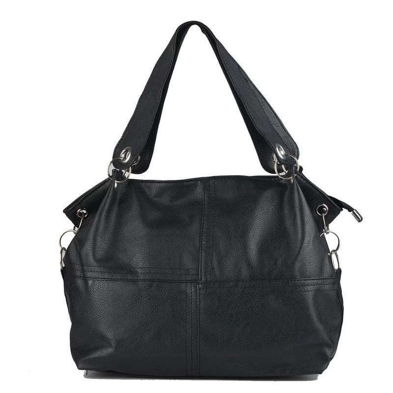 PU Leather Bags Women Messenger Bag/ Splice Grafting Vintage Shoulder Crossbody Bags - Image 8