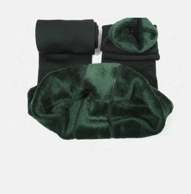 8 Colors S-XL Winter Plus Cashmere Leggings Woman Casual Warm Plus Size Faux Velvet Knitted Thick Slim Super Elastic Leggings - Image 8