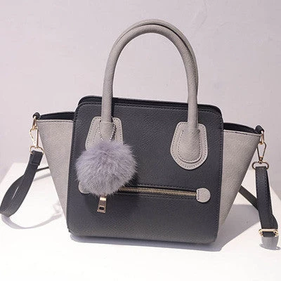 Spring Smiley PU Leather Tote Bag Women Trapeze Fashion Designer Handbags High Quality Ladies Bags Vintage Crossbody Bags - Image 6