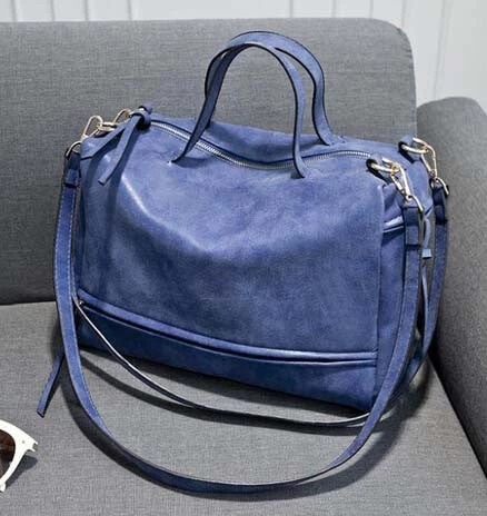 Arrive Women Shoulder Bag Nubuck Leather Vintage Messenger Bag Motorcycle Crossbody Bags Women Bag CX003 - Image 4