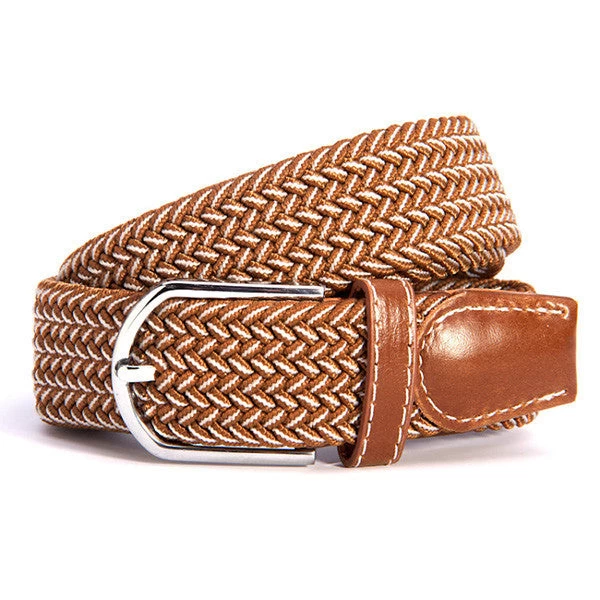 31 Colors Men Women's Canvas Plain Webbing Metal Buckle Woven Stretch Waist Belt - Image 10