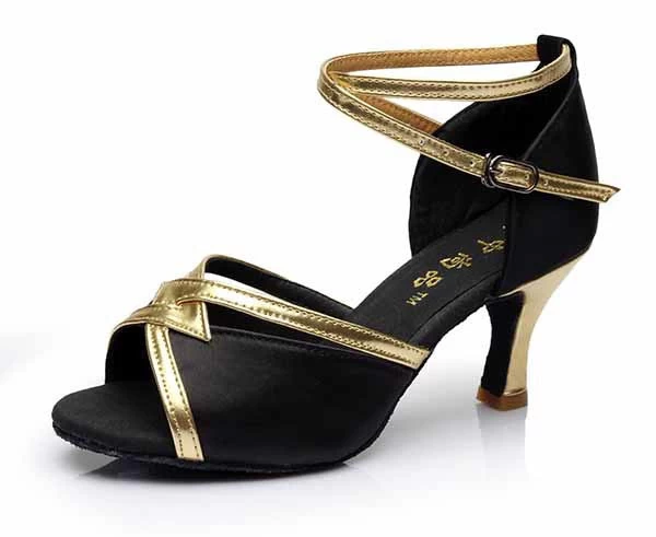 Brand Satin/PU Girls Ladies Women's Tango Salsa Dance Ballroom Latin Dance Shoes 7cm Heels 22 Colors And - Image 12