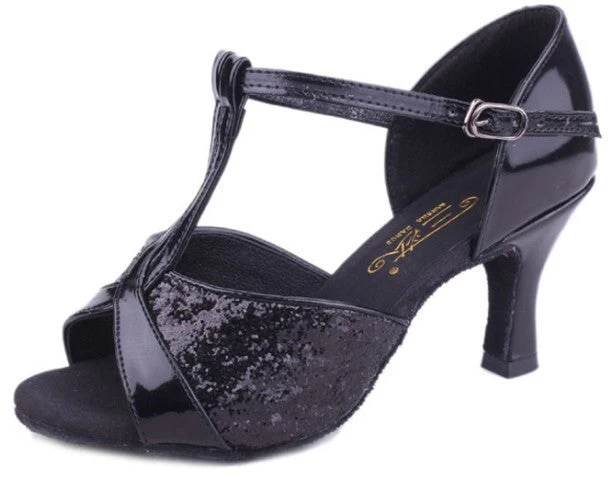 Brand Satin/PU Girls Ladies Women's Tango Salsa Dance Ballroom Latin Dance Shoes 7cm Heels 22 Colors And - Image 2