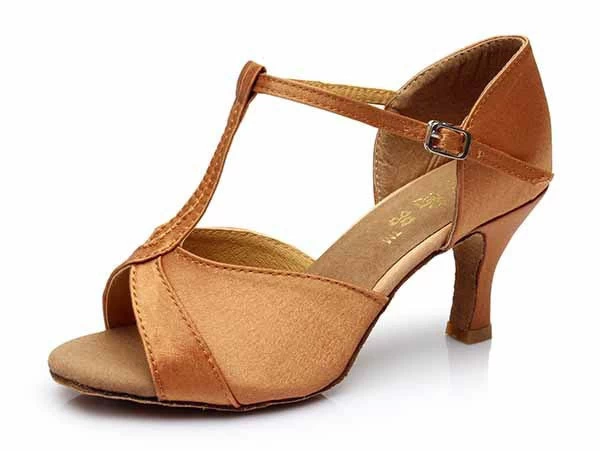 Brand Satin/PU Girls Ladies Women's Tango Salsa Dance Ballroom Latin Dance Shoes 7cm Heels 22 Colors And - Image 17