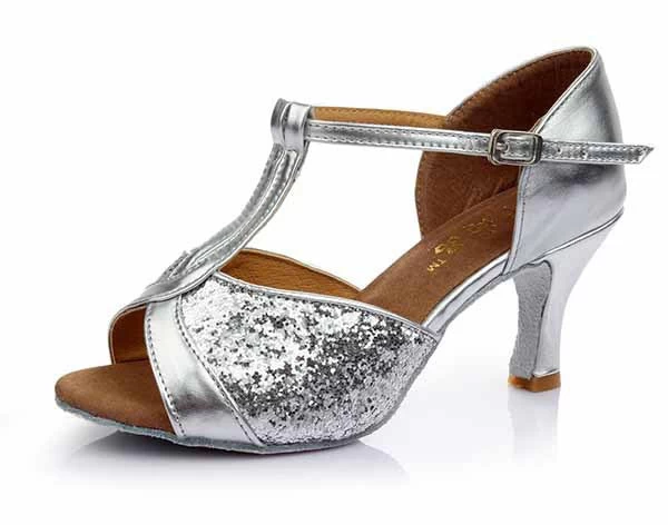 Brand Satin/PU Girls Ladies Women's Tango Salsa Dance Ballroom Latin Dance Shoes 7cm Heels 22 Colors And - Image 7