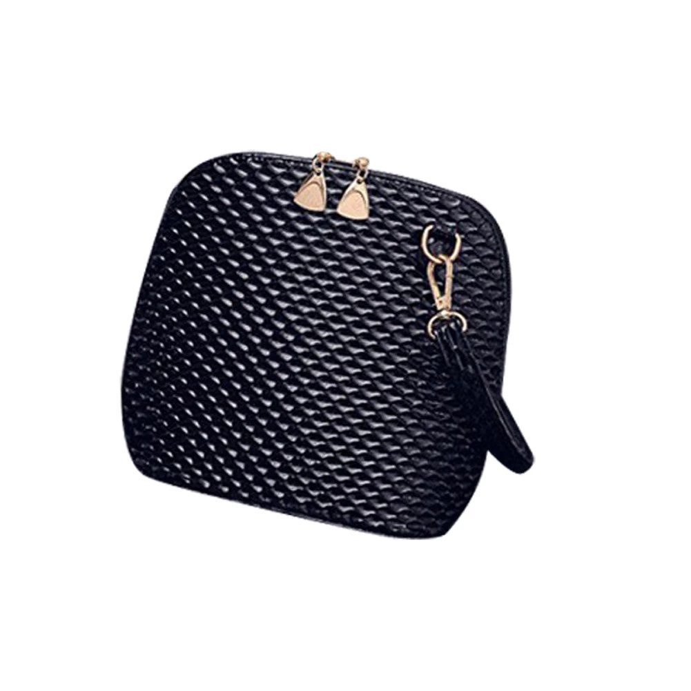 Crossbody Shoulder Women Messenger Bags Paint Bright Surface Scale Pattern Wave Styling Bag - Image 3