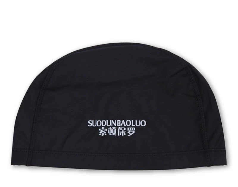 Elastic Waterproof PU Fabric Protect Ears Long Hair Sports Swim Pool Hat Swimming Cap Size For Men & Women Adults - Image 8