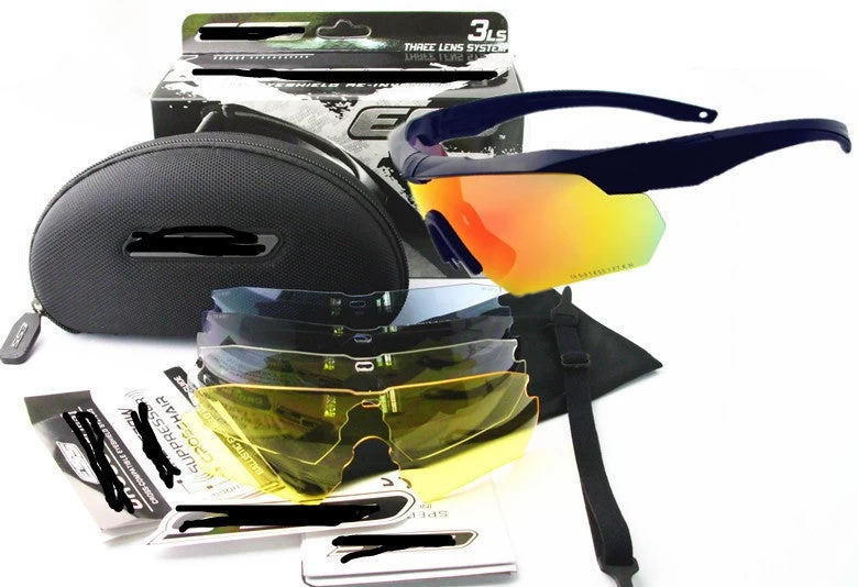 Tactical Military Goggles Army Glasses Polarized Sunglasses Cycling Hiking Eyewear Cross Eyeshield 3ls / 5ls Lens Kit HT12-0005 - Image 7