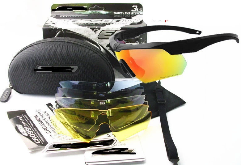 Tactical Military Goggles Army Glasses Polarized Sunglasses Cycling Hiking Eyewear Cross Eyeshield 3ls / 5ls Lens Kit HT12-0005 - Image 2