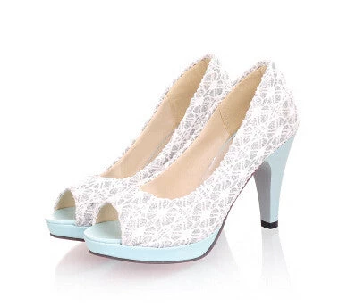 High Open Toe High Heels Women Pumps Brand Shoes Women Sandals Wedding Pumps Size 34-42 - Image 4