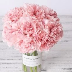 Peony Artificial Artificial Silk Flowers For Home Decoration Wedding Bouquet For Bride High Quality Fake Flower Faux Living Room