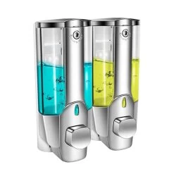 350ml Hand Soap Dispenser Wall Mount Shower Liquid Dispensers Containers With Lock For Bathroom Washroom Soap Dispenser Pump