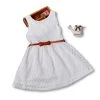 2-8 Years Gift Summer Lace Vest Girls Dress Baby Girl Cotton Dress Chlidren Clothes Kids Party Clothing For Girls Belt