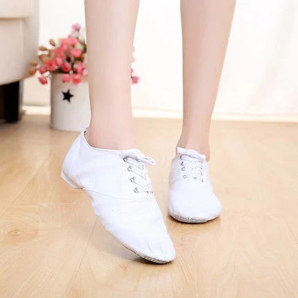 Professional Soft Canvas Indoor Dance Jazz Shoes Woman Ballet Pointe Shoes For MEN Gym Shoe 28-45 Zapatos De Jazz 4012 - Image 2