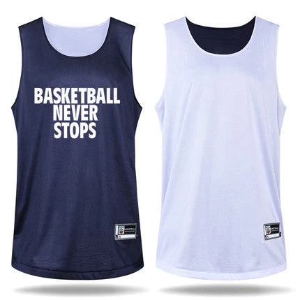 Est Men's Double-sided Set Wear Reversible Basketball Clothes Suit Training Shirt+shorts Game Uniforms Custom Design Clothing - Image 3