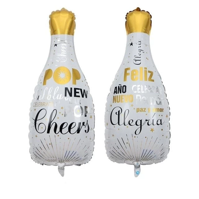 2pcs Large Size Champagne Cup Bottle Aluminium Foil Balloons Wedding Birthday Party Decorations Anniversary Baby Shower Balloons - Image 19
