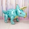 Large 4D Dinosaur Foil Balloons Green Dinosaur Standing Dragon Birthday Party Decorations Kids Supplies Boy Toys Air Globos