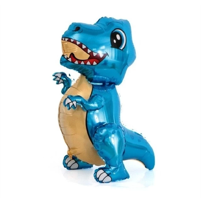 Large 4D Dinosaur Foil Balloons Green Dinosaur Standing Dragon Birthday Party Decorations Kids Supplies Boy Toys Air Globos - Image 20