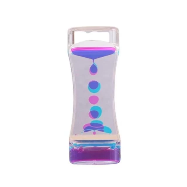 Liquid Timer Visual Sensory Toy Autism Sedation Special Hourglasses Liquid Motion Needs Oil Floating Glass Visual Timer - Image 6