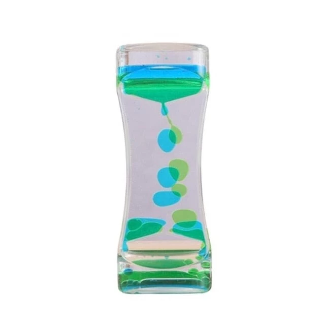 Liquid Timer Visual Sensory Toy Autism Sedation Special Hourglasses Liquid Motion Needs Oil Floating Glass Visual Timer - Image 5